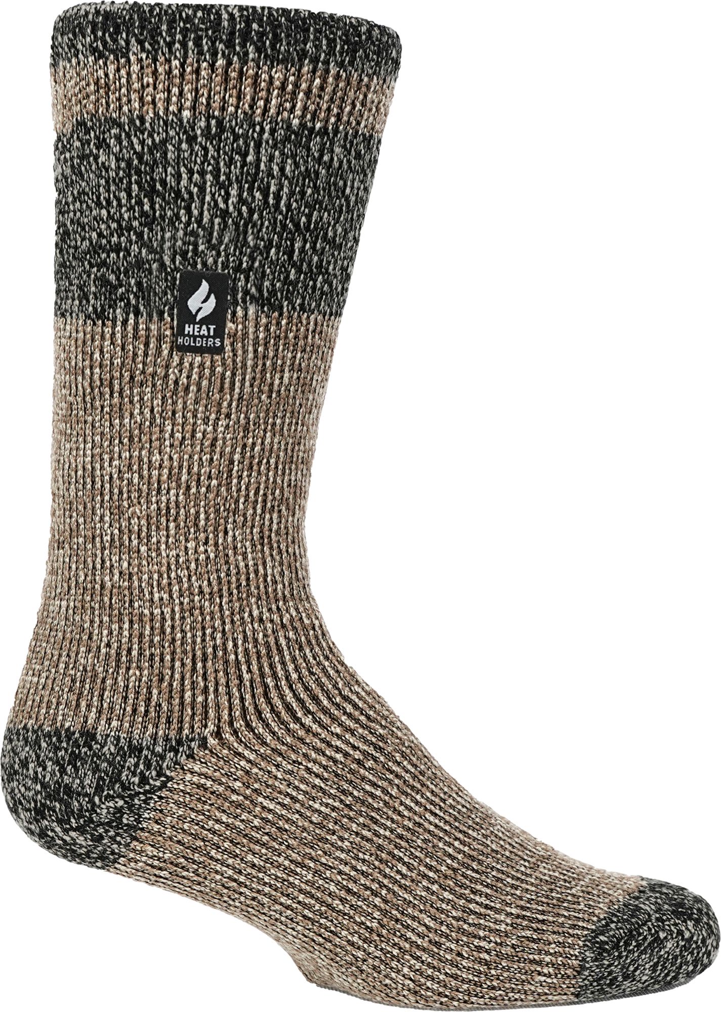 Heat Holders Men's Rook Block Twist Crew Socks