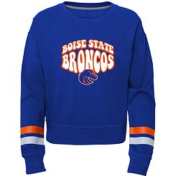 Gen2 Girls' Boise State Broncos Blue 70's Crewneck Sweatshirt