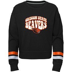 Gen2 Girls' Oregon State Beavers Black 70's Crewneck Sweatshirt