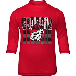 Gen2 Little Kids' Georgia Bulldogs Red Long Sleeve Rash Guard