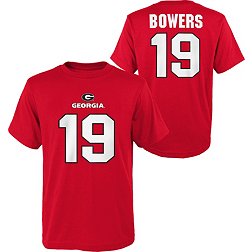Gen2 Youth Georgia Bulldogs Brock Bowers #19 Red T-Shirt