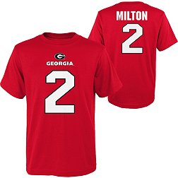 Gen2 Youth Georgia Bulldogs Kendall Milton #2 Red T-Shirt