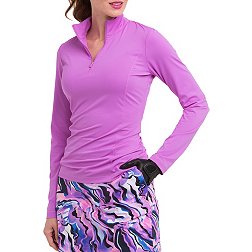 EPNY Women's Long Sleeve 1/4 Zip UV Perfect Layering Top