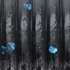 Black Blue Flake