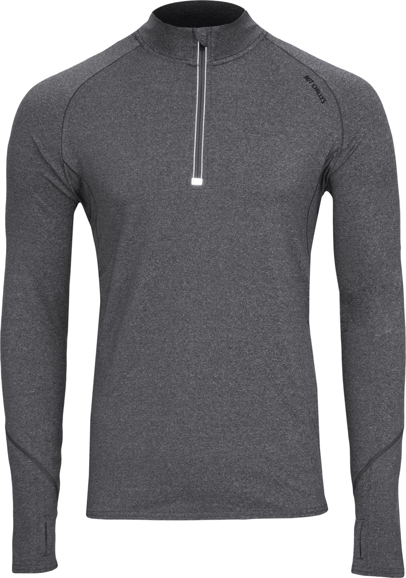 Hot Chillys Men's Micro Elite Chamois Zone Zip-T
