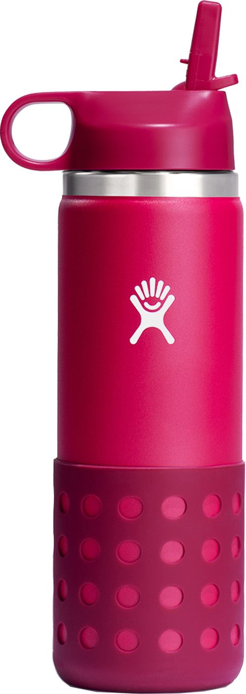 Hydro Flask 32 oz Wide Mouth Bottle Limited Edition White Pink Red Sunrise  RARE