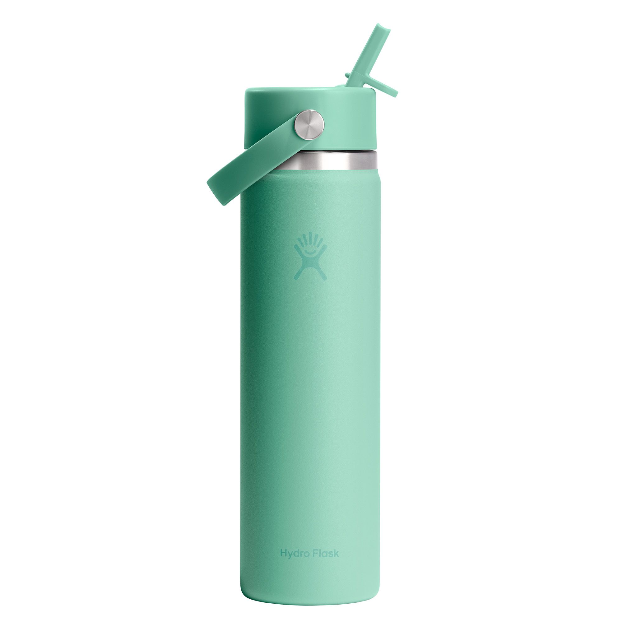 Hydro Flask 24 oz. Wide Mouth Bottle with Flex Straw Cap - Green
