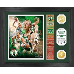 Highland Mint Boston Celtics Larry Bird Hall Of Fame Banner Bronze Coin Photo Frame