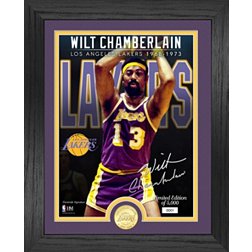 Highland Mint Los Angeles Lakers Wilt Chamberlain Bronze Coin Photo Frame