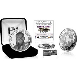 Highland Mint Lebron James Los Angeles Lakers NBA All-Time Leading Scorer Silver Coin
