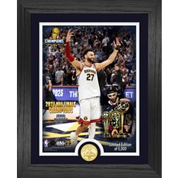 Framed Jamal Murray Denver Nuggets 2023 NBA Finals Champions Autographed  Navy Nike Icon Edition Swingman Jersey