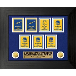 Highland Mint Golden State Warriors 7x Champions Deluxe Banner & Gold Coin Collection