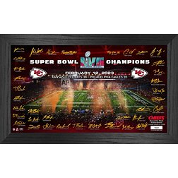 Highland Mint Super Bowl LVII Champions Kansas City Chiefs Signature Gridiron Frame