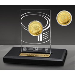 Highland Mint Columbus Blue Jackets Gold Coin Desktop Display