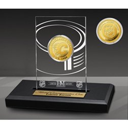 Highland Mint Calgary Flames Gold Coin Desktop Display