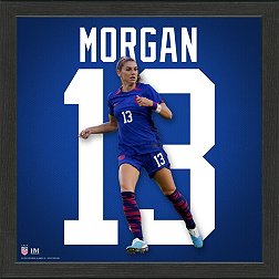 Highland Mint USWNT Alex Morgan #13 Impact Jersey Frame