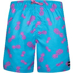 Hurley Boys' Pineapple Pool Party Pull-On Swimsuit