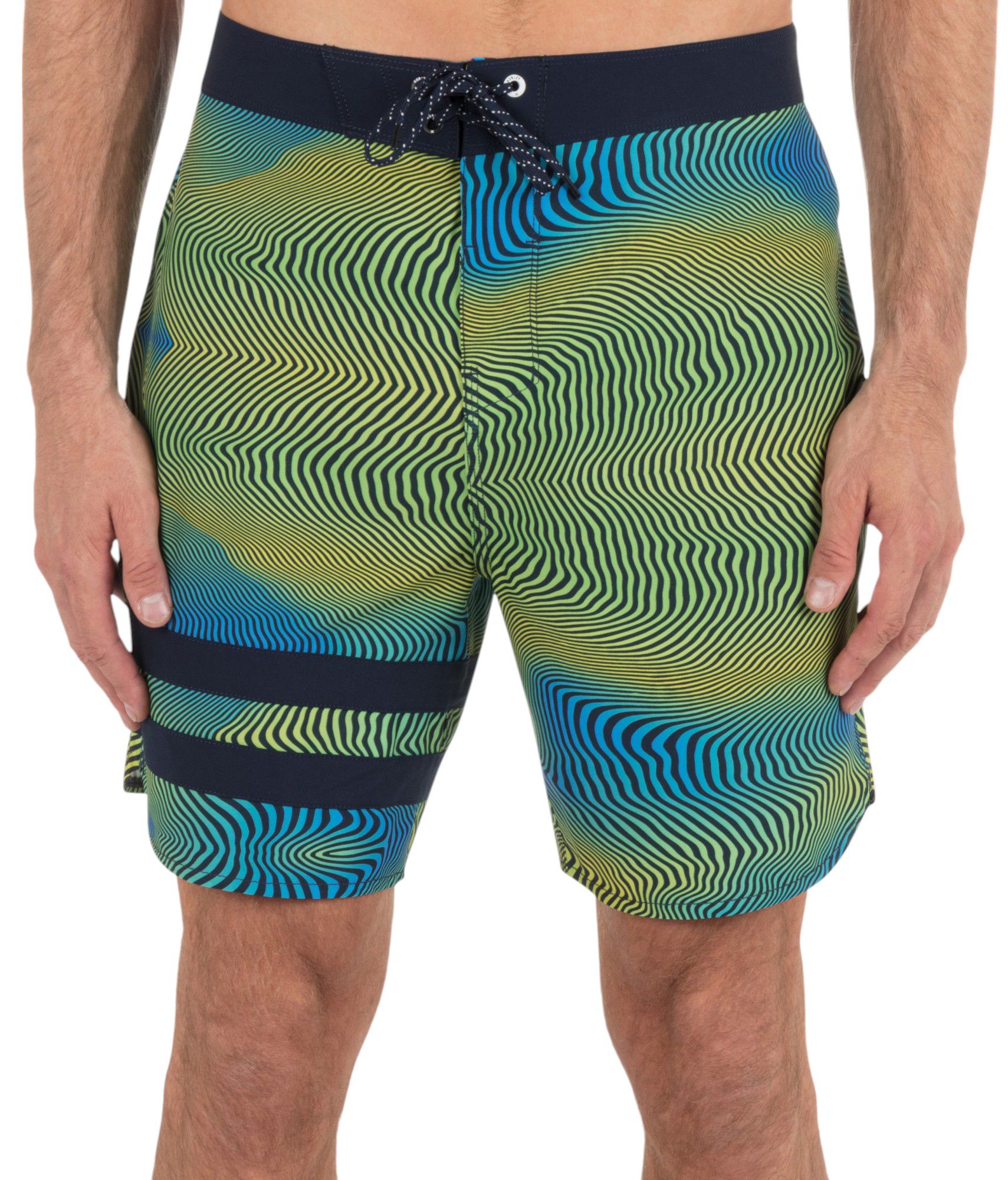 Hurley Men's Phantom-Eco Block Party 18” Boardshorts