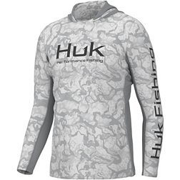 HUK Men's Icon X Inside Reef Long Sleeve Hoodie