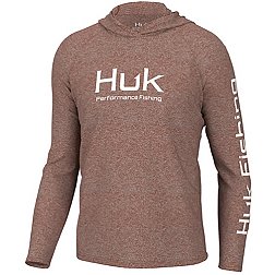 Huk Logo Athletic Long Sleeve Shirts for Men
