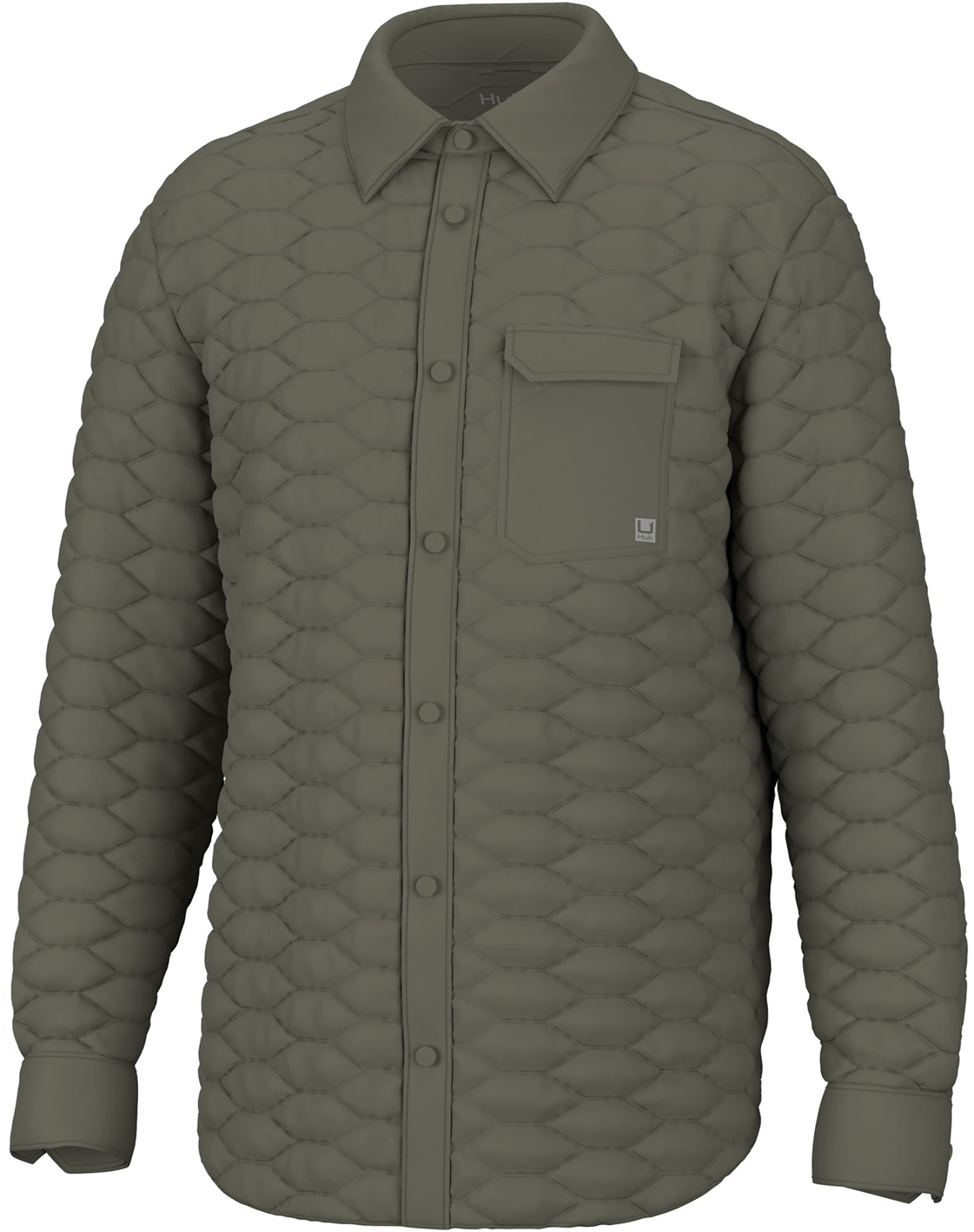 HUK Men's Tarpon Quilt Shacket