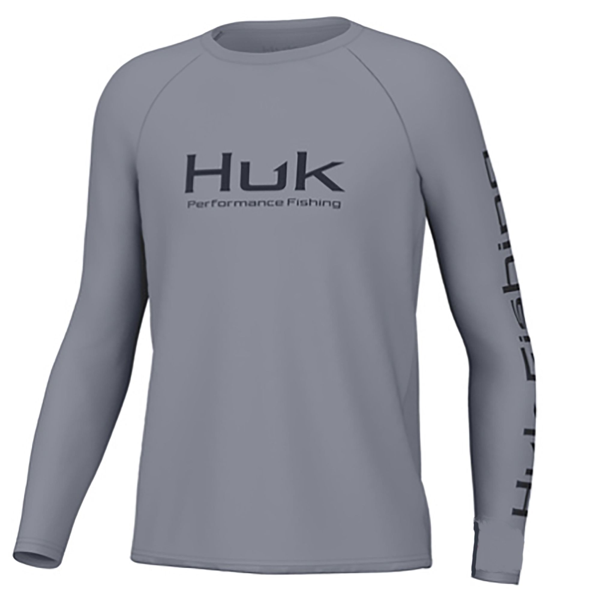HUK Youth Pursuit Solid Long Sleeve Shirt