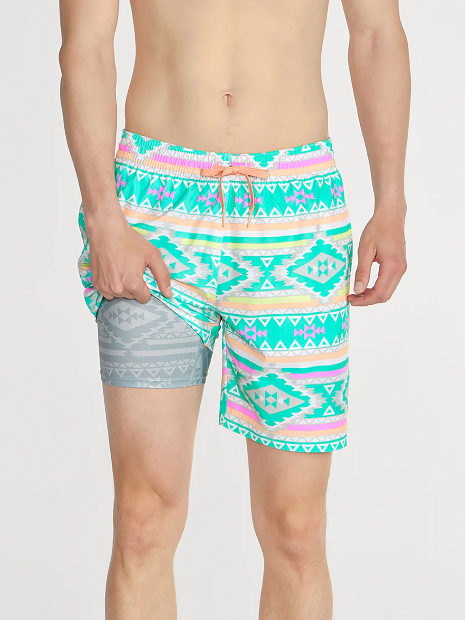 Chubbies Men's Classic Lined 7" Swim Trunks - Green