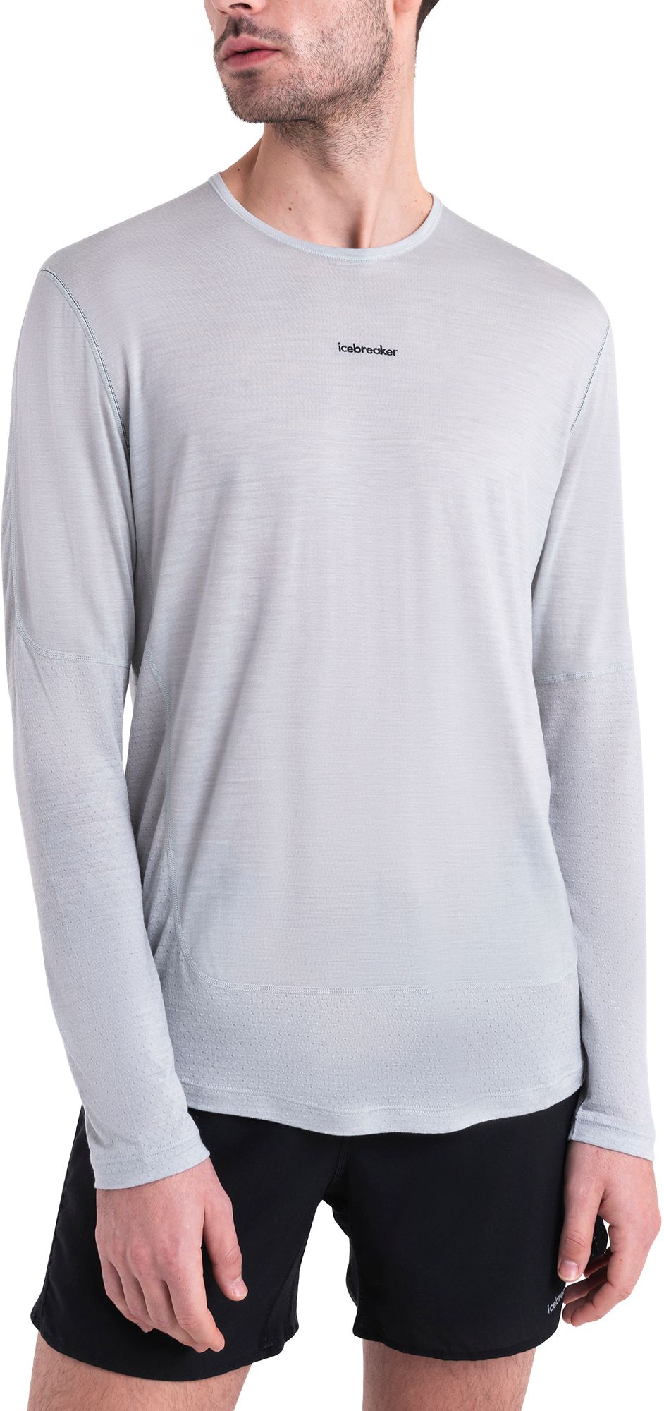 icebreaker Men's 125 ZoneKnit Merino Thermal Long Sleeve Shirt
