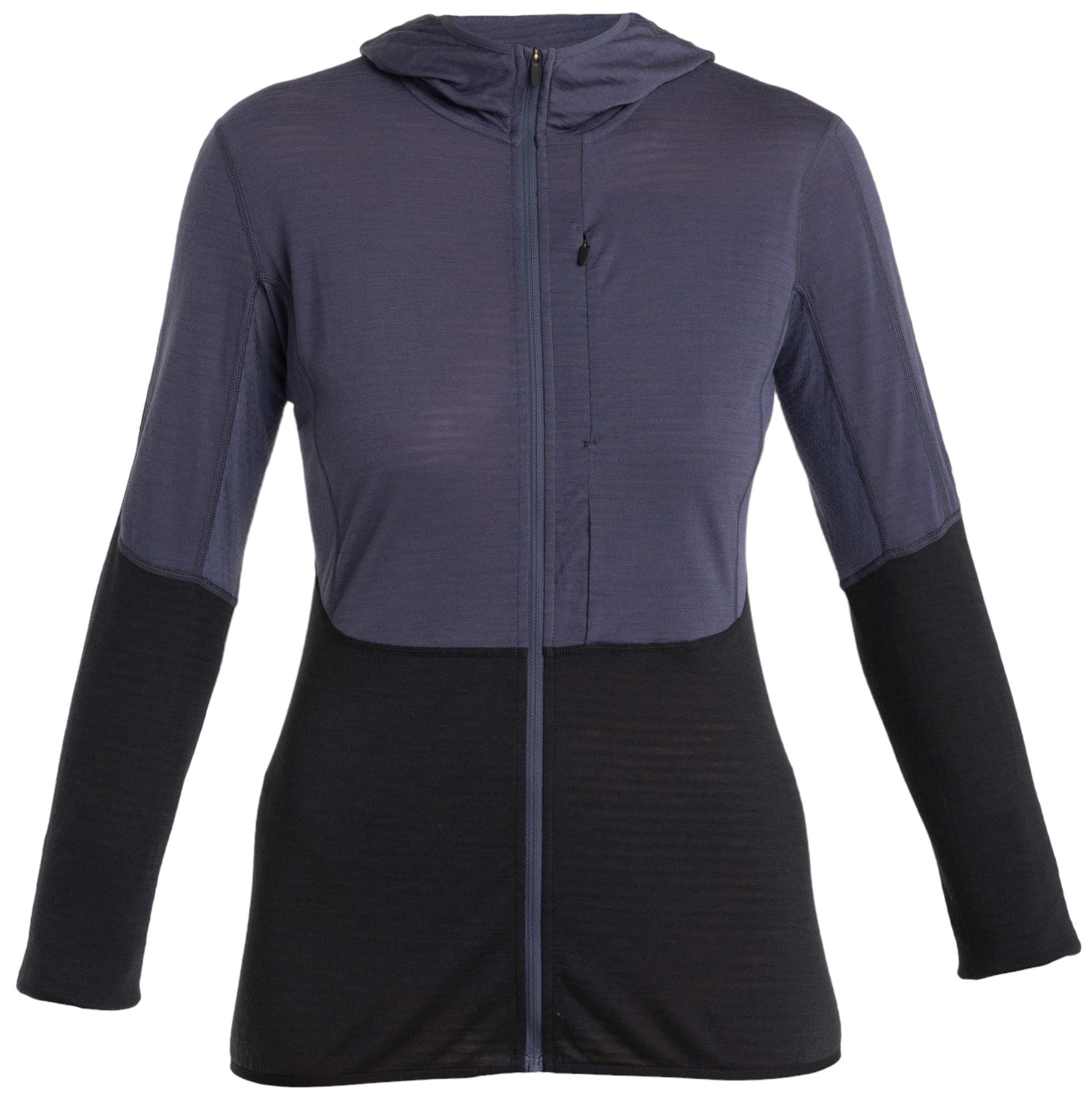 icebreaker Women&amp;#x27;s Merino Blend 200 Realfleece Descender Long Sleeve Zip Hoodie
