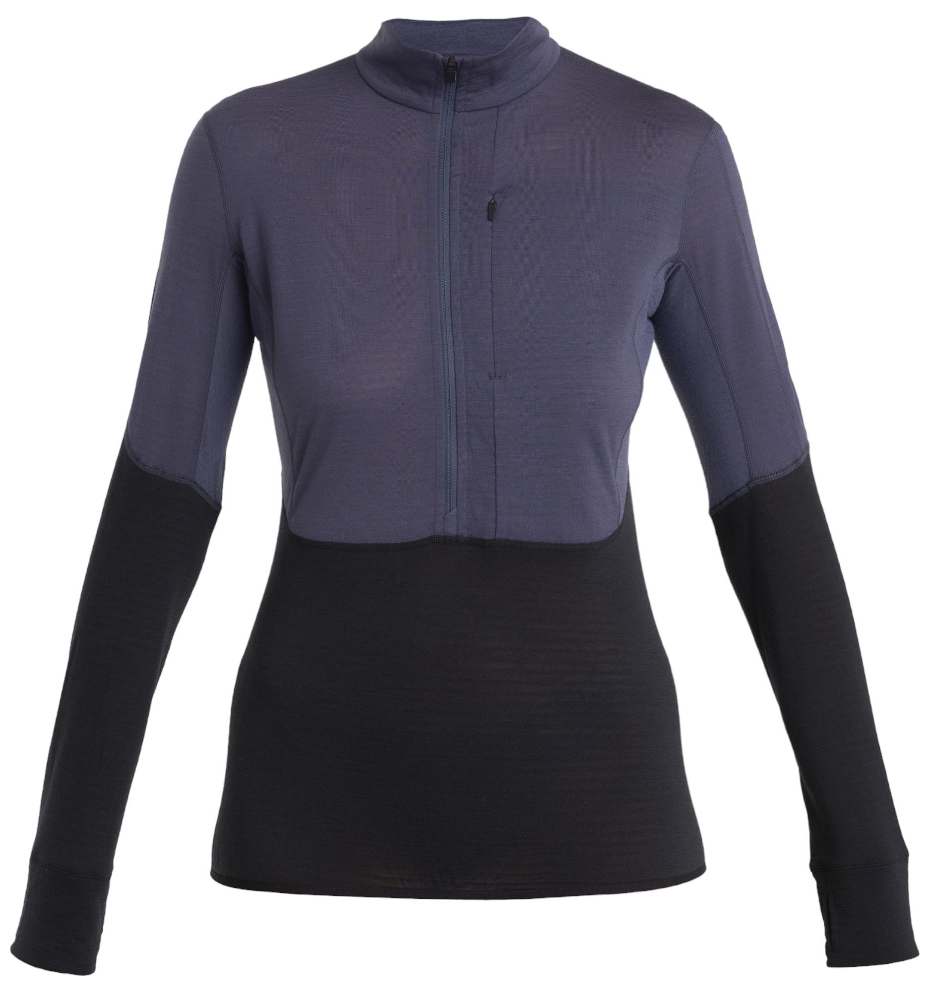 icebreaker Women's Merino Blend 200 Realfleece Descender 1/2 Zip Long Sleeve Top