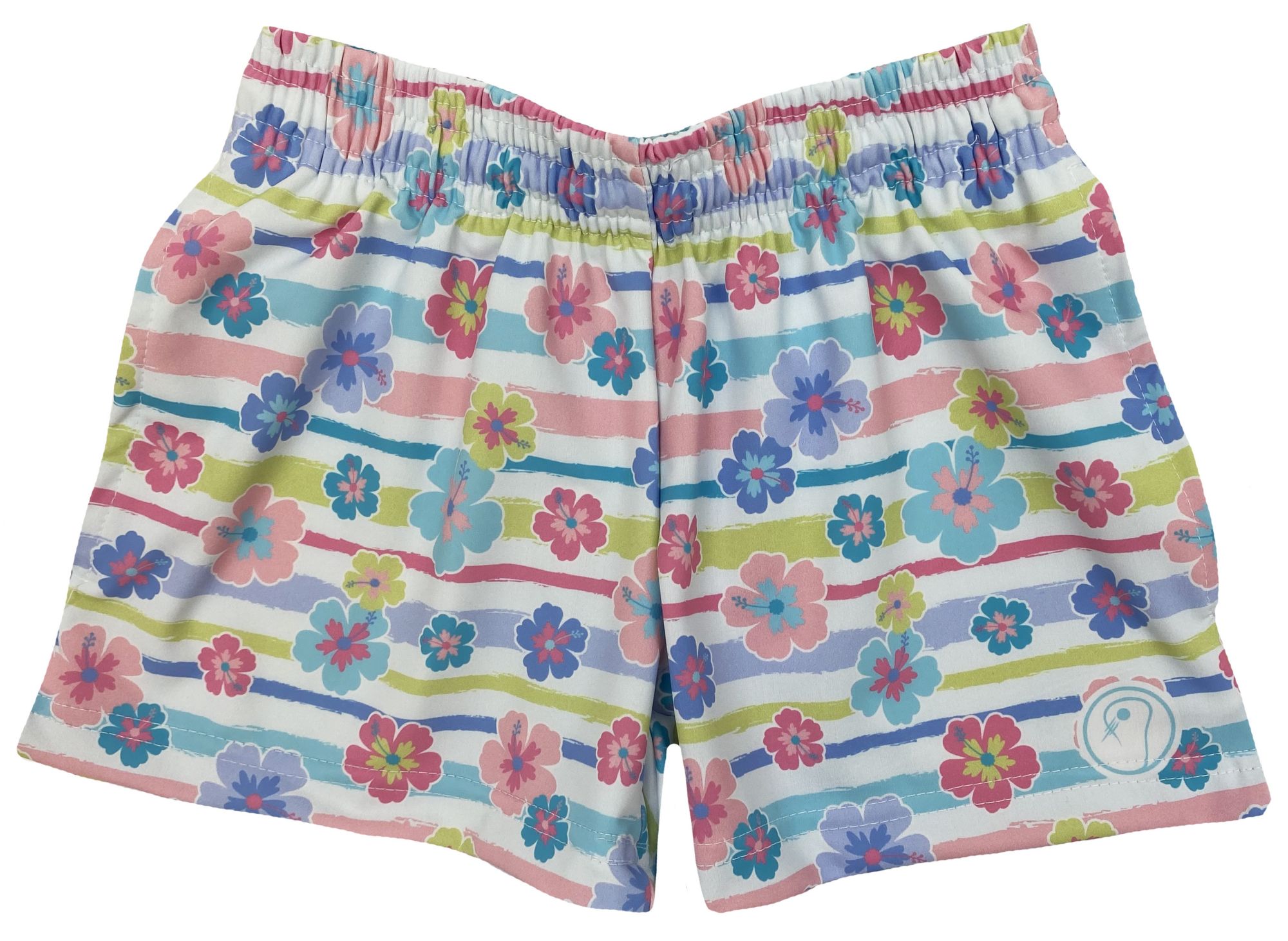 LAX SO HARD Girls' Flowers Performance Lacrosse Shorts