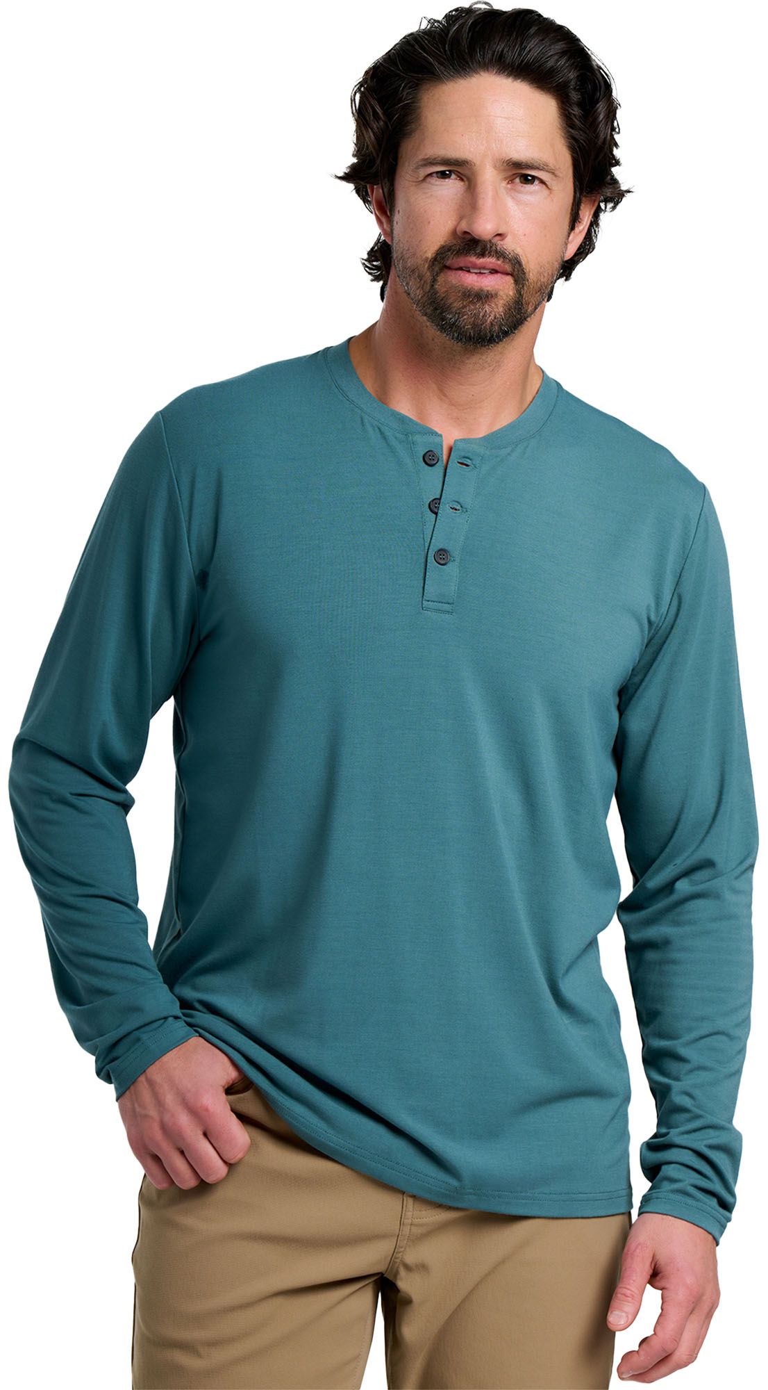 Free Fly Men's Bamboo Flex Long Sleeve Henley