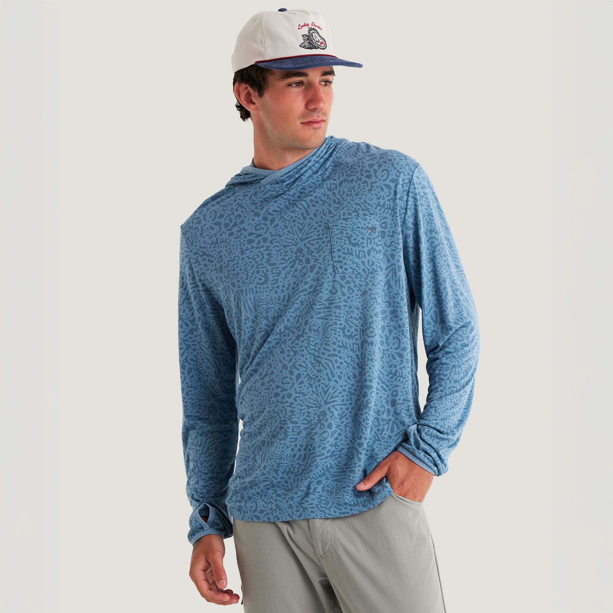 Free Fly Men's Bamboo Lightweight Hoodie