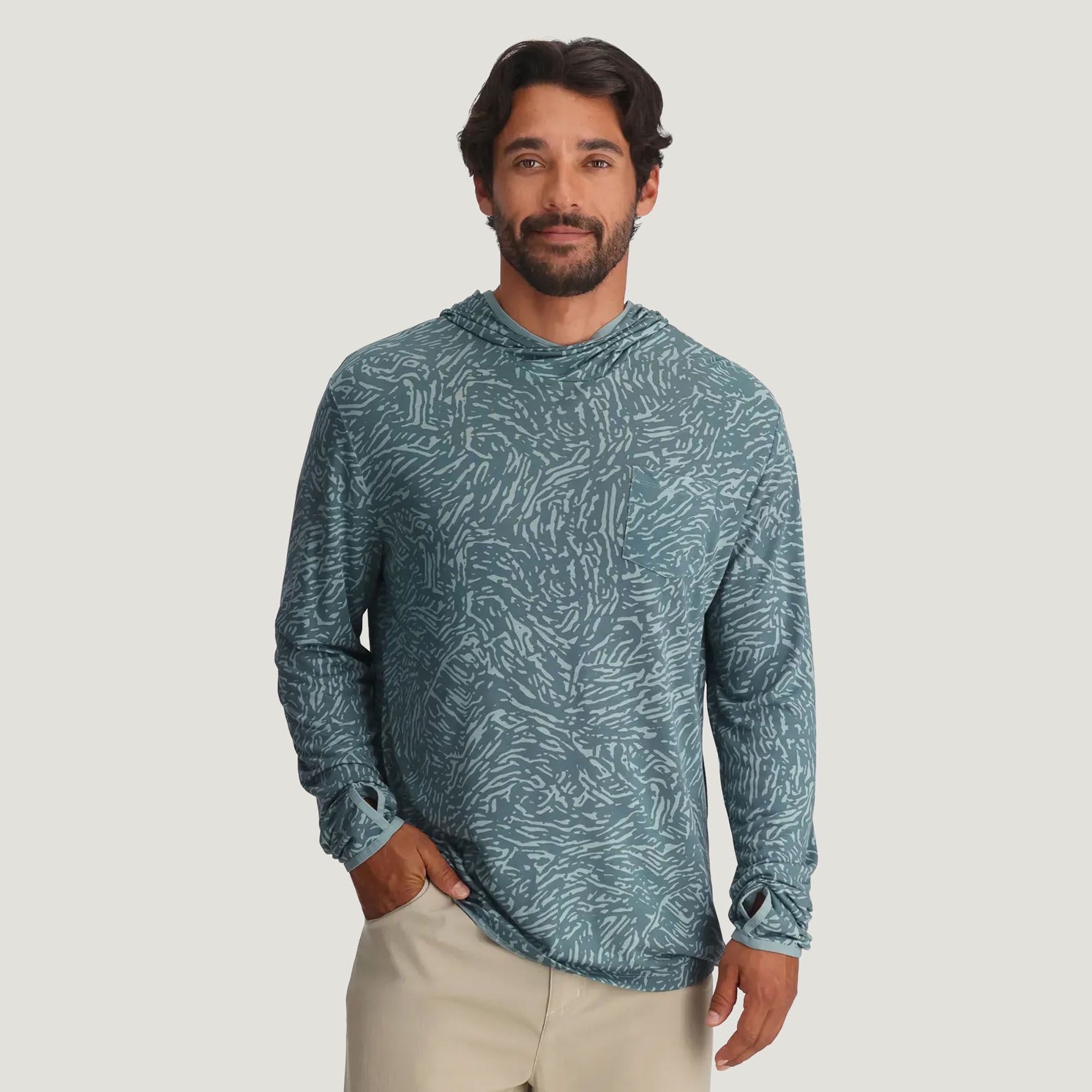 Free Fly Men's Bamboo Lightweight Hoodie
