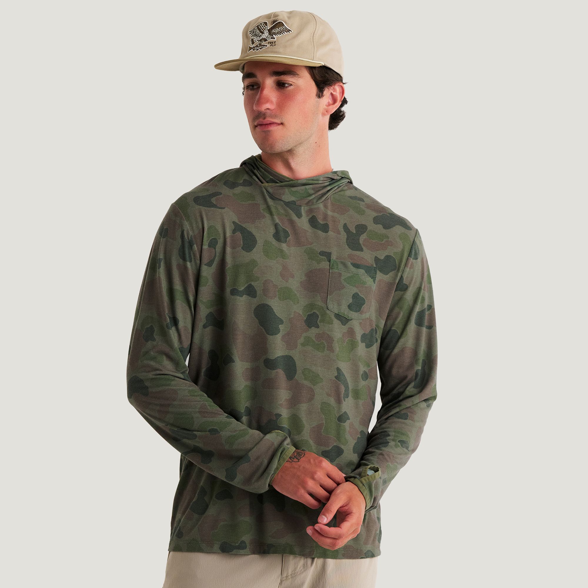 Vintage Camo Oil Green