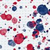 Red/White/Blue Splatter
