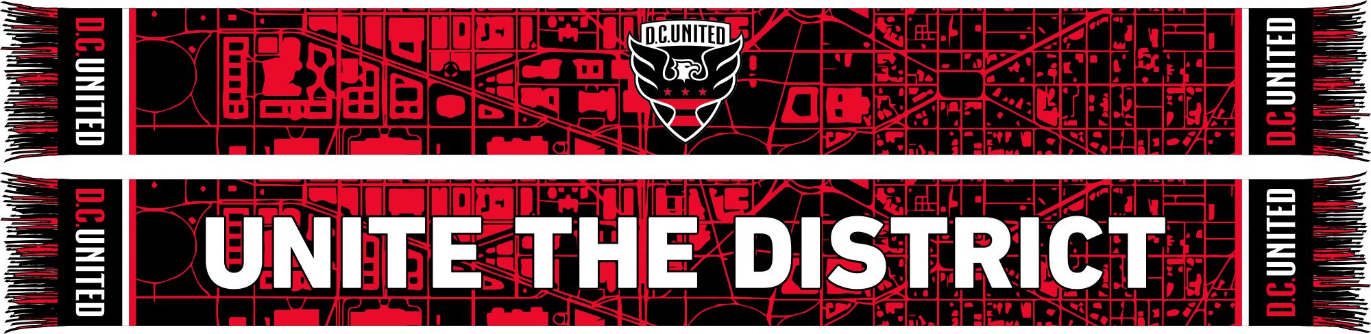 Ruffneck Scarves D.C. United Classic Bar Scarf