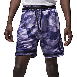 Jordan Shorts Mens Small Purple Dri Fit Solid Pockets Gym Pockets Athletic