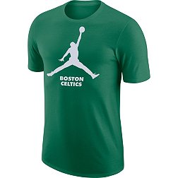 Jordan Men's Boston Celtics Green Logo T-Shirt