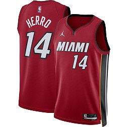 Nike Men's Miami Heat Tyler Herro #14 Red Dri-FIT Swingman Jersey