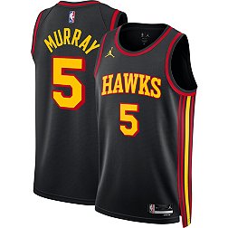 Nike Men's Atlanta Hawks Jamal Murray #27 Black Dri-FIT Swingman Jersey