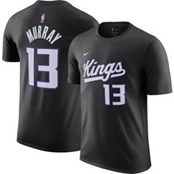 Nike Men's Sacramento Kings Keegan Murray #13 Black T-Shirt