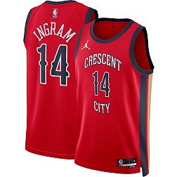 Nike Men's New Orleans Pelicans Brandon Ingram #14 Red Dri-FIT Swingman Jersey