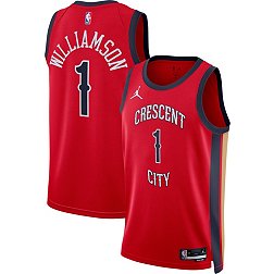 Nike Men's New Orleans Pelicans Zion Williamson #1 Statement Swingman Jersey