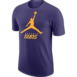 Jordan Men's Phoenix Suns Purple Logo T-Shirt