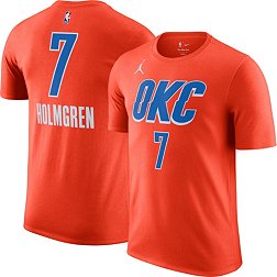Nike Men's Oklahoma City Thunder Chet Holmgren #7 Orange T-Shirt