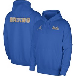 Jordan Men's UCLA Bruins True Blue Football Team Issue Club Fleece Pullover Hoodie