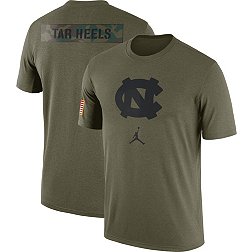 Nike Men's North Carolina Tar Heels Olive Military Appreciation T-Shirt