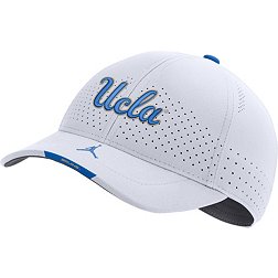 Jordan UCLA Bruins White AeroBill Swoosh Flex Classic99 Football Sideline Hat