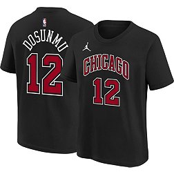 Nike Youth Chicago Bulls Ayo Dosunmu #12 Black T-Shirt